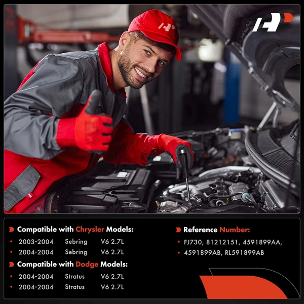 6-Pc Fuel Injector 2-Pin Terminal A-Premium APFI473