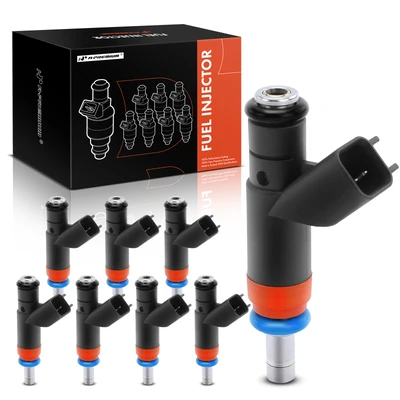 8 Pcs Black Fuel Injectors