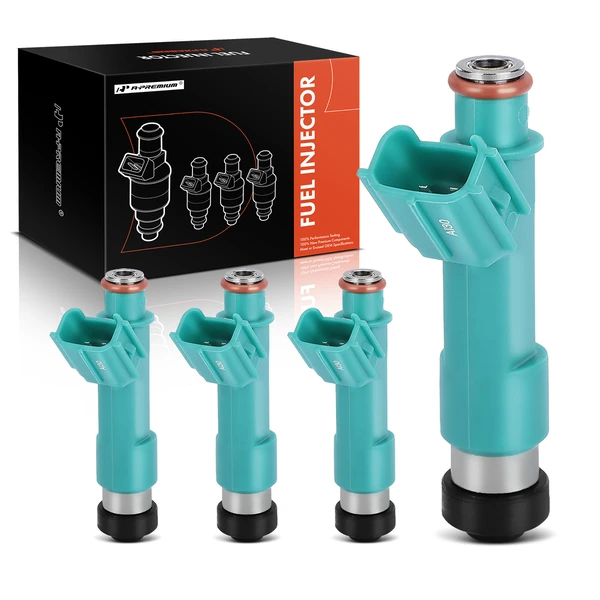2004-2009 Toyota Camry 4-Pc Fuel Injector 2-Blade Terminal A-Premium APFI278