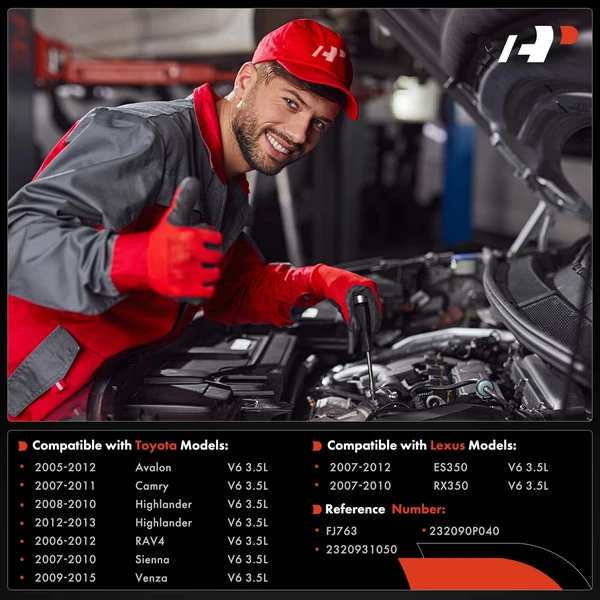 6-Pc Fuel Injector 2-Blade Terminal A-Premium APFI380