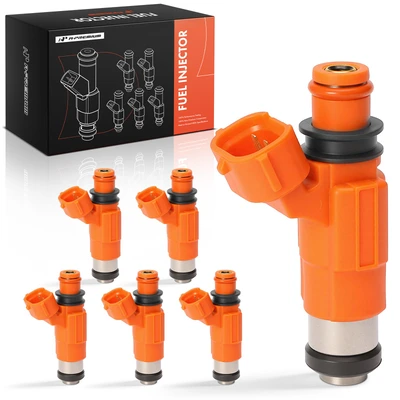 2001-2005 Mitsubishi Eclipse 6-Pc Fuel Injector 2-Blade Terminal A-Premium APFI155