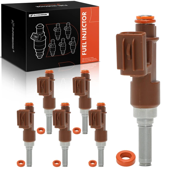 6-Pc Fuel Injector 2-Pin Terminal A-Premium APFI589