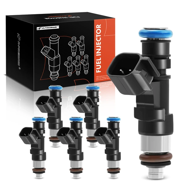 2006-2010 Mercury Mountaineer 6-Pc Fuel Injector 2-Blade Terminal A-Premium APFI157