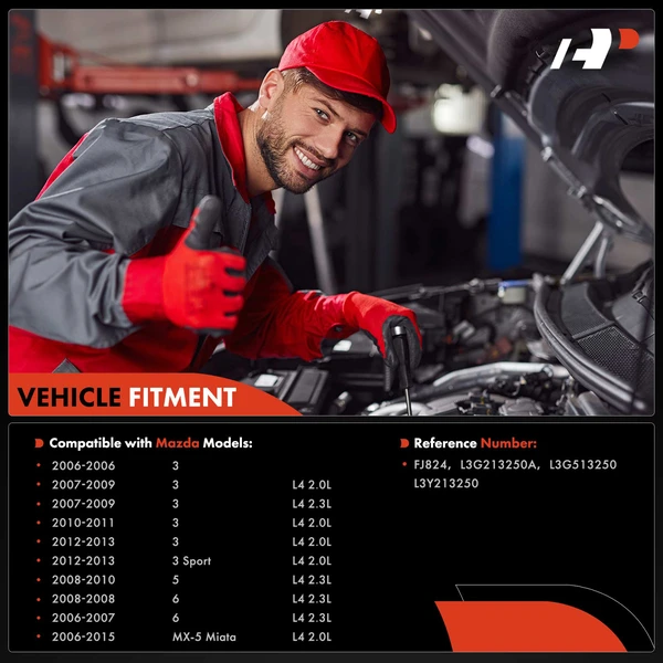 4-Pc Fuel Injector 2-Blade Terminal A-Premium APFI388