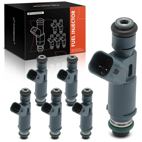 2002-2006 Mazda MPV 6-Pc Fuel Injector 2-Blade Terminal A-Premium APFI389