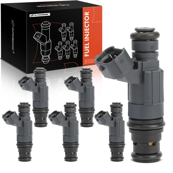2002-2005 Volkswagen Golf 6-Pc Fuel Injector 2-Blade Terminal A-Premium APFI580