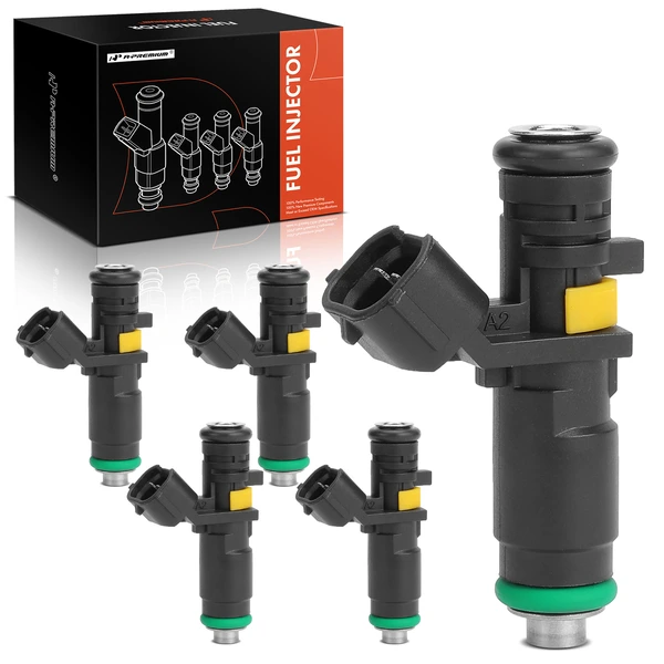 2006-2007 Volkswagen Beetle 5-Pc Fuel Injector 2-Blade Terminal A-Premium APFI582