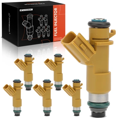 6 Pcs Brown Fuel Injectors