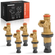 2000 Volvo V70 5pc Fuel Injector 2-Blade Terminal A-Premium APFI565