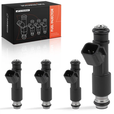 4 Pcs Black Fuel Injectors