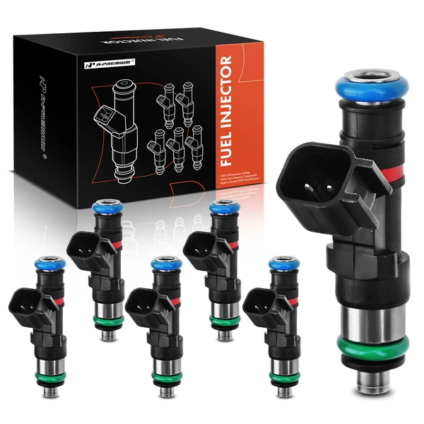 2008 2010 Chevrolet Captiva Sport 6-Pc Fuel Injector 2-Blade Terminal A-Premium APFI080