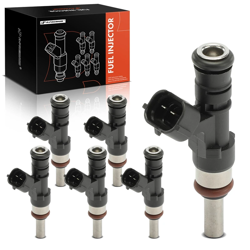 6-Pc Fuel Injector, 2-Blade Terminal, A-Premium APFI504