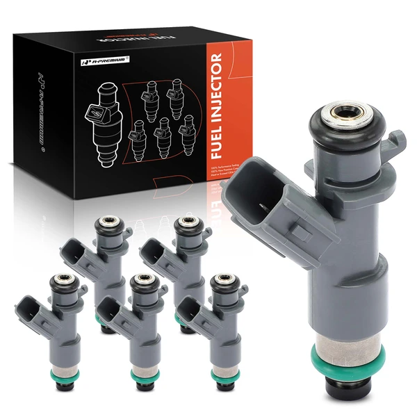 2008-2014 Acura TL 6-Pc Fuel Injector 2-Blade Terminal A-Premium APFI451