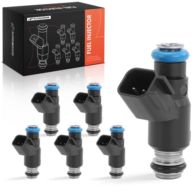 6 Pcs Black Fuel Injectors