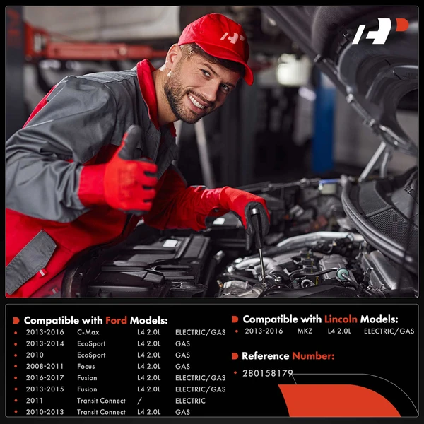 4-Pc Fuel Injector 2-Blade Terminal A-Premium APFI081