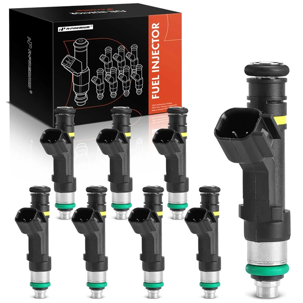 2008 Lincoln Mark LT 8-Pc Fuel Injector 2-Blade Terminal A-Premium APFI397