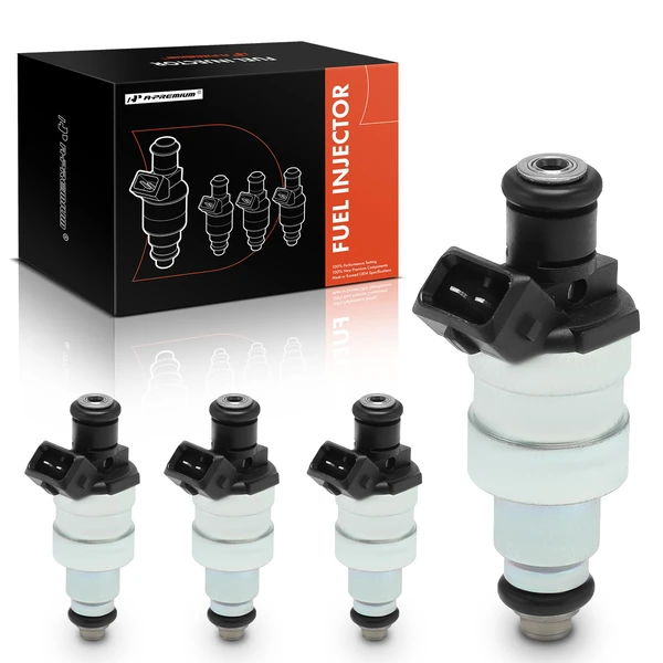 1985-1989 Merkur XR4Ti 4-Pc Fuel Injector 2-Blade Terminal A-Premium APFI398