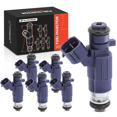 6 Pcs Purple Fuel Injectors