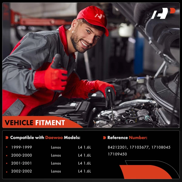 4-Pc Fuel Injector, 2-Blade Terminal, A-Premium APFI399