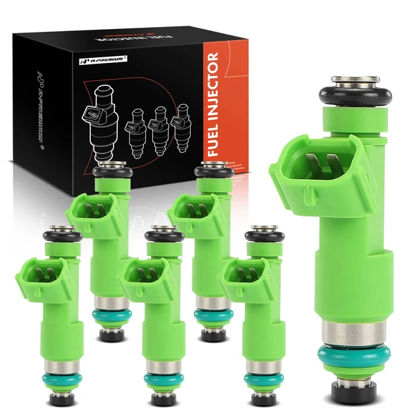 2009-2020 Nissan Murano 6-Pc Fuel Injector 2-Blade Terminal A-Premium APFI402