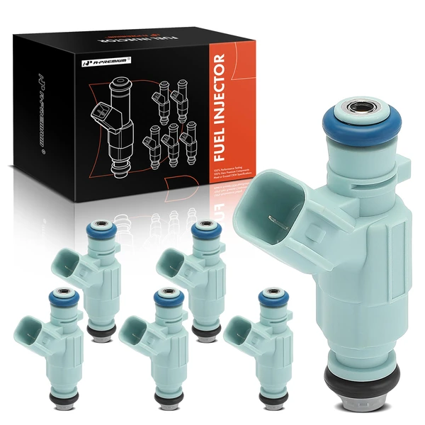 6-Pc Fuel Injector 2-Blade Terminal A-Premium APFI511