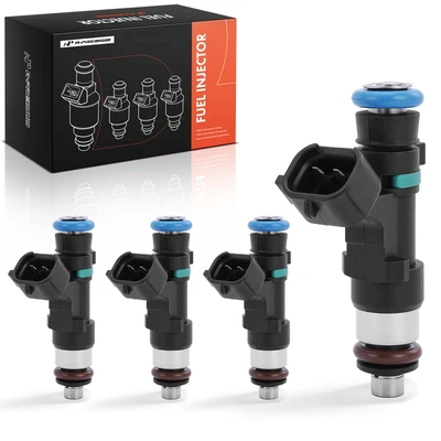 4 Pcs Black Fuel Injectors
