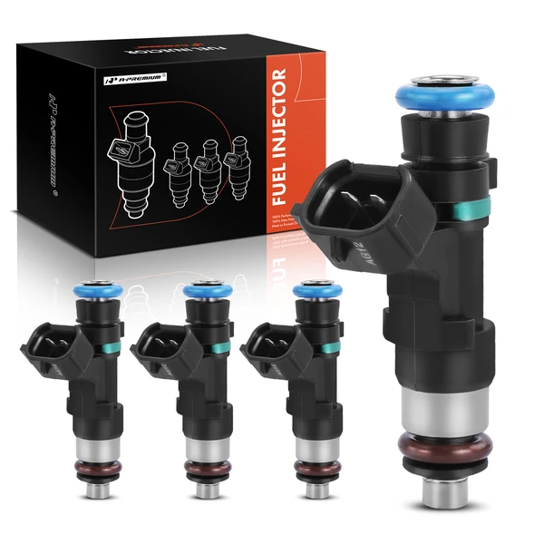 4-Pc Fuel Injector 2-Blade Terminal A-Premium APFI201