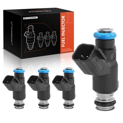 4 Pcs Black Fuel Injectors