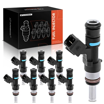 8 Pcs Black Fuel Injectors