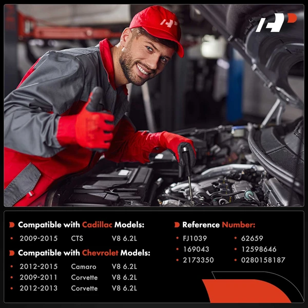 8-Pc Fuel Injector 2-Blade Terminal A-Premium APFI512