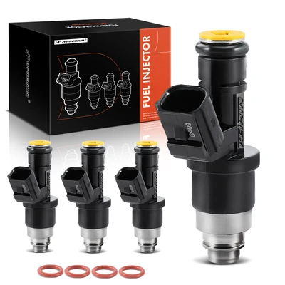 4 Pcs Black Fuel Injectors