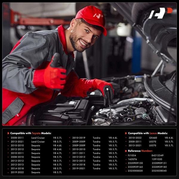 8-Pc Fuel Injector 2-Pin Terminal A-Premium APFI592