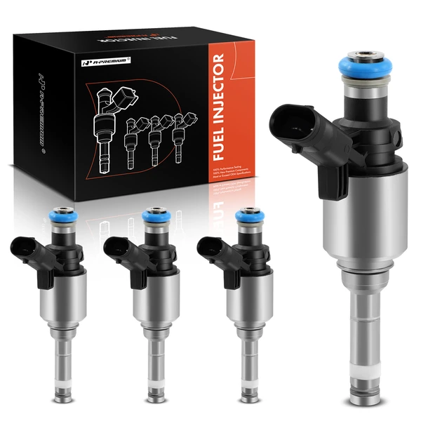 2008-2014 Volkswagen GTI 4-Pc Fuel Injector 2-Blade Terminal A-Premium APFI172