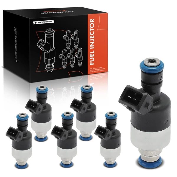 1987-1993 Chevrolet Corsica 6-Pc Fuel Injector 2-Blade Terminal A-Premium APFI300
