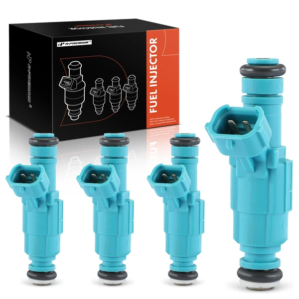 4-Pc Fuel Injector 2-Blade Terminal A-Premium APFI408