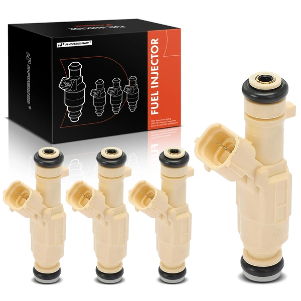 2011-2013 Hyundai Tucson 4-Pc Fuel Injector 2-Blade Terminal A-Premium APFI409