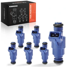 2002-2004 Volvo S80 6pc Fuel Injector 2-Blade Terminal A-Premium APFI601