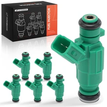 2011-2012 2014 Kia Sedona 6pc Fuel Injector 2-Blade Terminal A-Premium APFI414