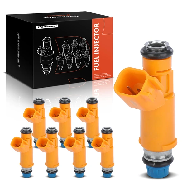 2004-2005 Jaguar XJ8 8-Pc Fuel Injector 2-Blade Terminal A-Premium APFI217