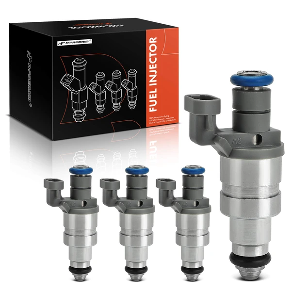 4-Pc Fuel Injector 2-Pin Terminal A-Premium APFI558