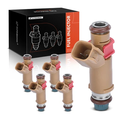 5 Pcs Tan Fuel Injectors