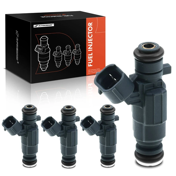 2010-2012 Hyundai Genesis Coupe 4-Pc Fuel Injector 2-Blade Terminal A-Premium APFI091