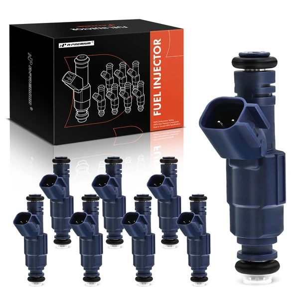 2004 Ford Expedition 8-Pc Fuel Injector 2-Blade Terminal A-Premium APFI092