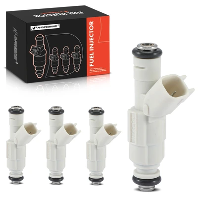 4 Pcs White Fuel Injectors