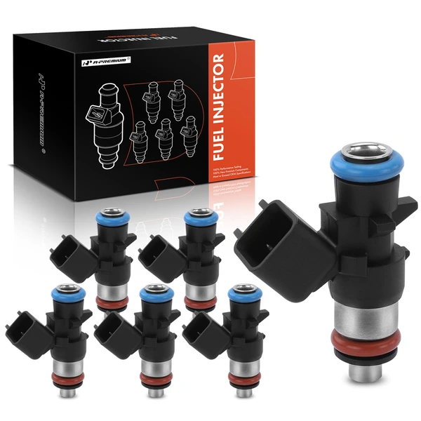 2011-2019 Dodge Grand Caravan 6-Pc Fuel Injector 2-Blade Terminal A-Premium APFI174