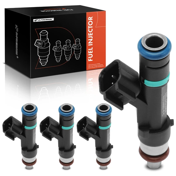 4-Pc Fuel Injector 2-Blade Terminal A-Premium APFI416