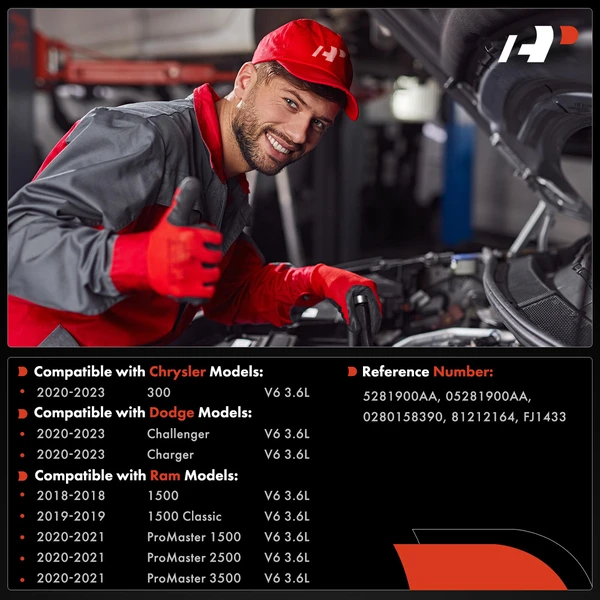 6-Pc Fuel Injector 2-Pin Terminal A-Premium APFI603