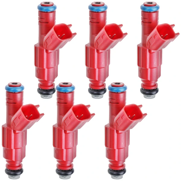 6-Pc Fuel Injector 2-Blade Terminal A-Premium APFI044