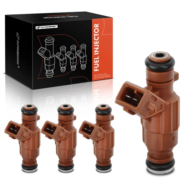 2000-2009 Saab 9-5 4-Pc Fuel Injector 2-Blade Terminal A-Premium APFI049
