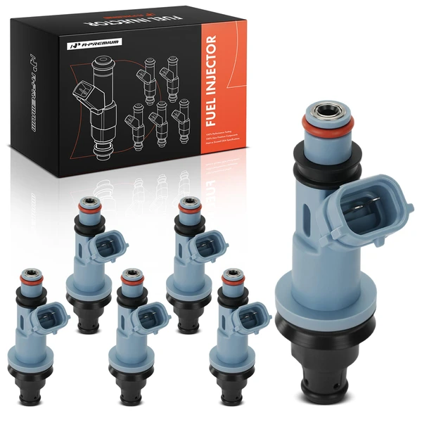 6-Pc Fuel Injector 2-Blade Terminal A-Premium APFI615